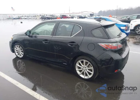 2012 Lexus Ct 200H Premium from USA, damaged, VIN JTHKD5BH1C2075908